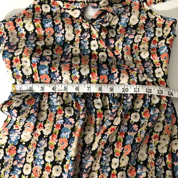 J Crew Mercantile Ditsy Floral Mini Dress V Neck Off The Shoulder Size 4/6 NWT - Picture 13 of 14